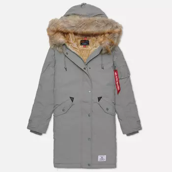 Женская куртка парка Alpha Industries Elyse Gen II, цвет зелёный, размер L