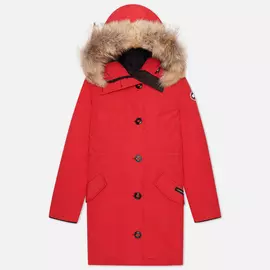 Женская куртка парка Canada Goose Rossclair, цвет красный, размер XS