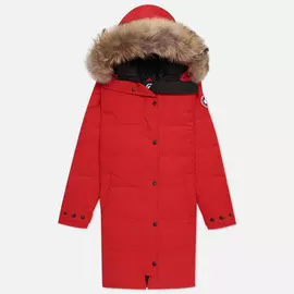 Женская куртка парка Canada Goose Shelburne, цвет красный, размер XXXL