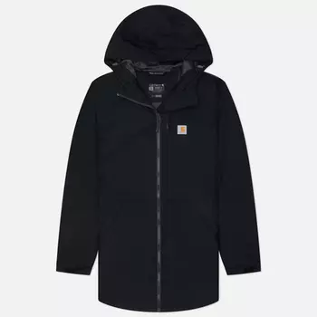 Женская куртка ветровка Carhartt Rain Defender Relaxed Fit Lightweight Coat, цвет чёрный, размер L