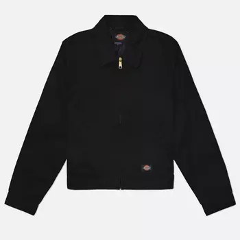 Женская куртка ветровка Dickies Lined Eisenhower, цвет чёрный, размер S