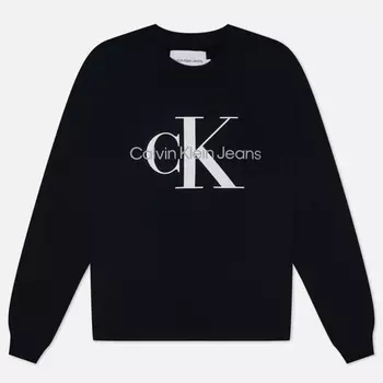 Женская толстовка Calvin Klein Jeans Monogram, цвет чёрный, размер L