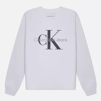 Женская толстовка Calvin Klein Jeans Monogram, цвет белый, размер L