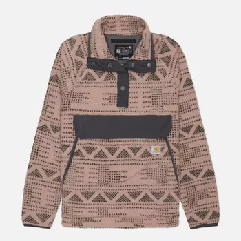 Женская толстовка Carhartt Relaxed Fit Fleece Pullover, цвет бежевый, размер L