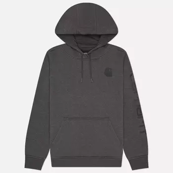 Женская толстовка Carhartt Relaxed Fit Midweight Logo Sleeve Graphic Hoodie, цвет серый, размер S