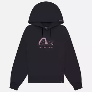 Женская толстовка Evisu Evisukuro Embroidered Seagull Hoodie, цвет серый, размер M