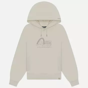 Женская толстовка Evisu Evisukuro Embroidered Seagull Hoodie, цвет белый, размер L