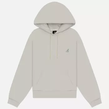 Женская толстовка Kangol Classic Logo Hoodie, цвет бежевый, размер S