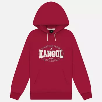 Женская толстовка Kangol College Varsity Hoodie, цвет бордовый, размер S