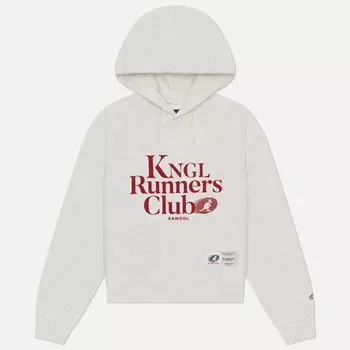 Женская толстовка Kangol Rush Logo Hoodie, цвет бежевый, размер M