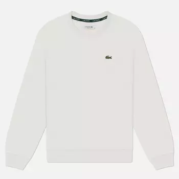 Женская толстовка Lacoste Regular Fit Crew Neck Pique, цвет белый, размер XS