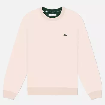 Женская толстовка Lacoste Regular Fit Crew Neck Pique, цвет розовый, размер XS
