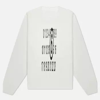 Женская толстовка Maison Margiela MM6 Elongated Numeric Printed, цвет белый, размер M