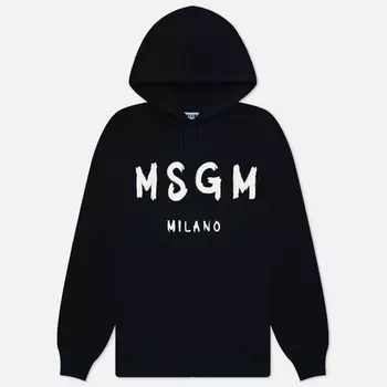 Женская толстовка MSGM Brush Stroke MSGM, цвет чёрный, размер S