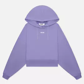 Женская толстовка MSGM Micrologo Hoodie, цвет фиолетовый, размер XXS