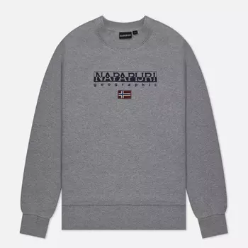 Женская толстовка Napapijri Ayas Crew Neck, цвет серый, размер XS