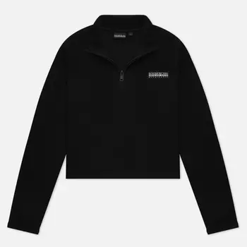 Женская толстовка Napapijri Morgex Half Zip Fleece, цвет чёрный, размер M