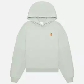 Женская толстовка Nike Court Dri-Fit Fleece Heritage Hoodie, цвет серый, размер M