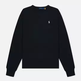 Женская толстовка Polo Ralph Lauren Embroidered Pony Crew Neck, цвет чёрный, размер XL