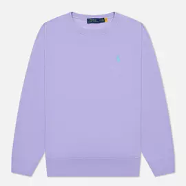 Женская толстовка Polo Ralph Lauren Embroidered Pony Crew Neck, цвет фиолетовый, размер L