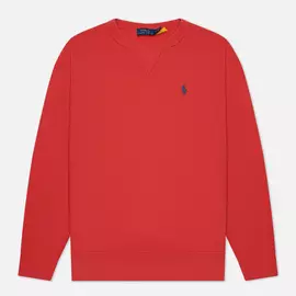 Женская толстовка Polo Ralph Lauren Embroidered Pony Crew Neck, цвет красный, размер XS