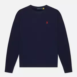 Женская толстовка Polo Ralph Lauren Embroidered Pony Crew Neck, цвет синий, размер XXS