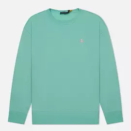 Женская толстовка Polo Ralph Lauren Embroidered Pony Crew Neck, цвет зелёный, размер S