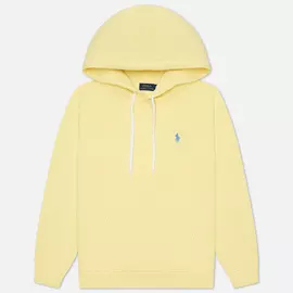 Женская толстовка Polo Ralph Lauren Polo Pony Mini Logo Hoodie, цвет жёлтый, размер M