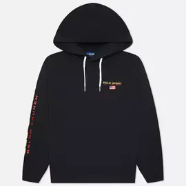 Женская толстовка Polo Ralph Lauren Polo Sport Vintage Hoodie, цвет чёрный, размер XS