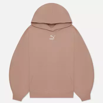 Женская толстовка Puma Classics Oversized Hoodie TR, цвет бежевый, размер S