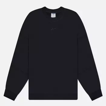 Женская толстовка Reebok Lux Oversized Crew Neck, цвет чёрный, размер M