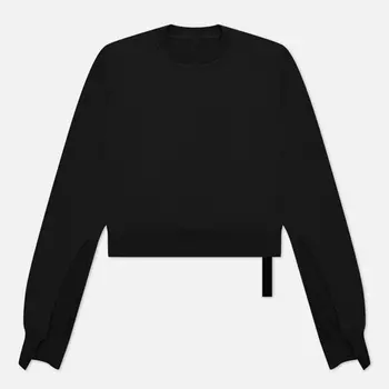 Женская толстовка Rick Owens DRKSHDW Luxor Cropped, цвет чёрный, размер XS