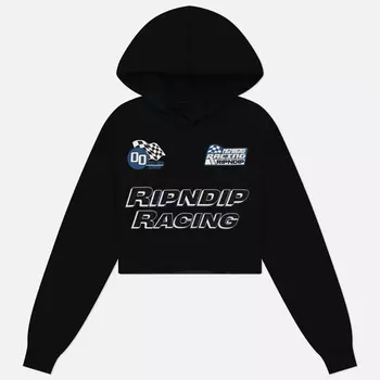 Женская толстовка RIPNDIP Ripnrace Cropped Hoodie, цвет чёрный, размер XL