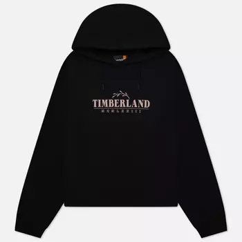 Женская толстовка Timberland Season Logo Hoodie, цвет чёрный, размер XS