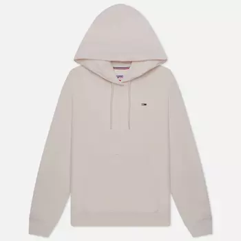 Женская толстовка Tommy Jeans Boxy Ottoman Hoodie, цвет белый, размер M