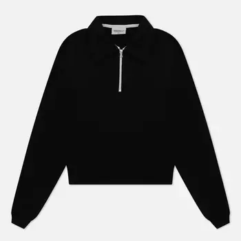 Женская толстовка Uniform Bridge 22FW Half Zip Up, цвет чёрный, размер M