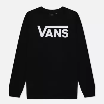 Женская толстовка Vans Classic V Crew, цвет чёрный, размер L