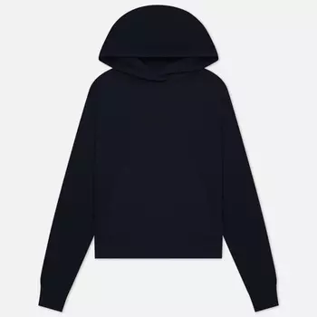 Женская толстовка Woolrich Big Logo Hoodie, цвет синий, размер S