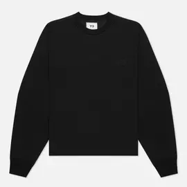 Женская толстовка Y-3 Classic Logo Crew, цвет чёрный, размер XS