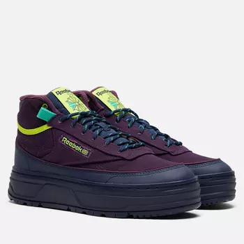 Женские ботинки Reebok Club C Geo Mid, цвет фиолетовый, размер 40 EU