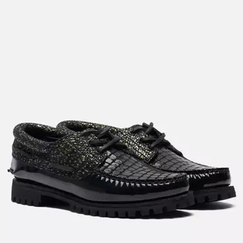 Женские ботинки Timberland Noreen 3-Eye Lug Handsewn Boat, цвет чёрный, размер 37.5 EU