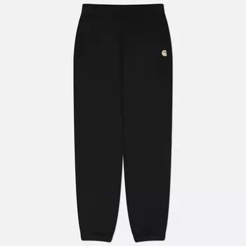Женские брюки Carhartt Relaxed Fit Fleece Jogger, цвет чёрный, размер M