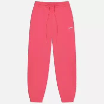 Женские брюки MSGM Micrologo Seasonal, цвет розовый, размер S