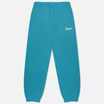 Женские брюки MSGM Small Print, цвет голубой, размер L