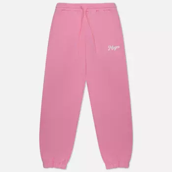 Женские брюки MSGM Small Print, цвет розовый, размер L