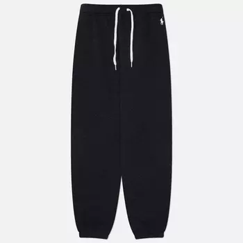 Женские брюки Polo Ralph Lauren Embroidered Logo, цвет чёрный, размер S