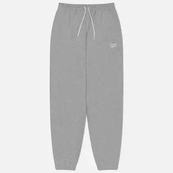 Женские брюки Reebok Identity Small Logo Fleece Joggers, цвет серый, размер XS