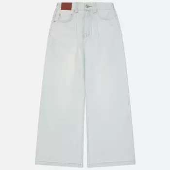 Женские джинсы Evisu Slitted Sleeves Seagull, цвет голубой, размер 26