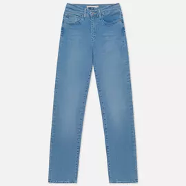 Женские джинсы Levi's 724 High Rise Straight, цвет голубой, размер 25/30