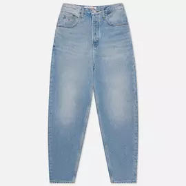 Женские джинсы Tommy Jeans Mom Super High Rise Tapered, цвет голубой, размер 26/30